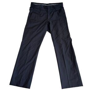 Giorgio Armani dress pants IT 48 US 32 mens navy blue striped straight trouser